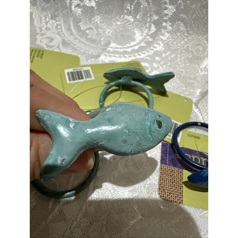 Napkin Metal Fish Ring Holders